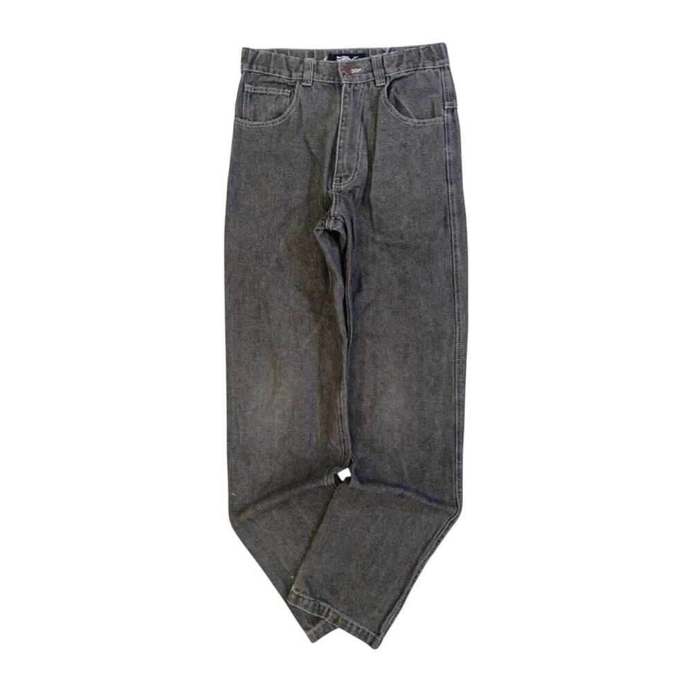 Ex Jeans Women's Y2K Midrise Straight Leg Denim Jean Grey 4